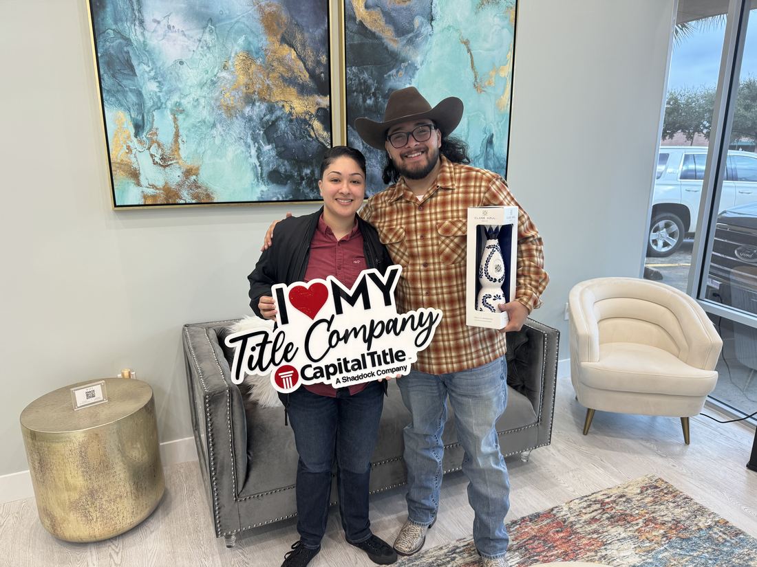 Adrian Arizmendi with satisfied home sellers